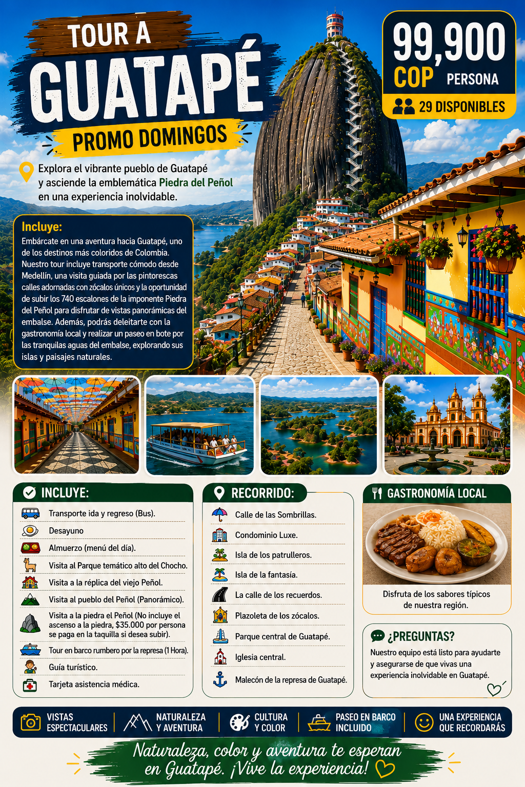Tour a Guatapé (Promo Domingos)